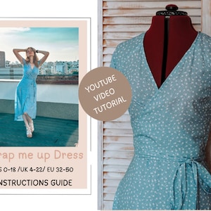 Schnittmuster Wickelkleid: Damen Sommerkleid (PDF)