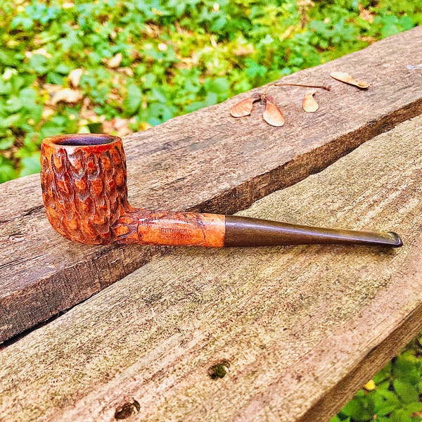 Vintage Rusticated Smoking Pipe St Claude