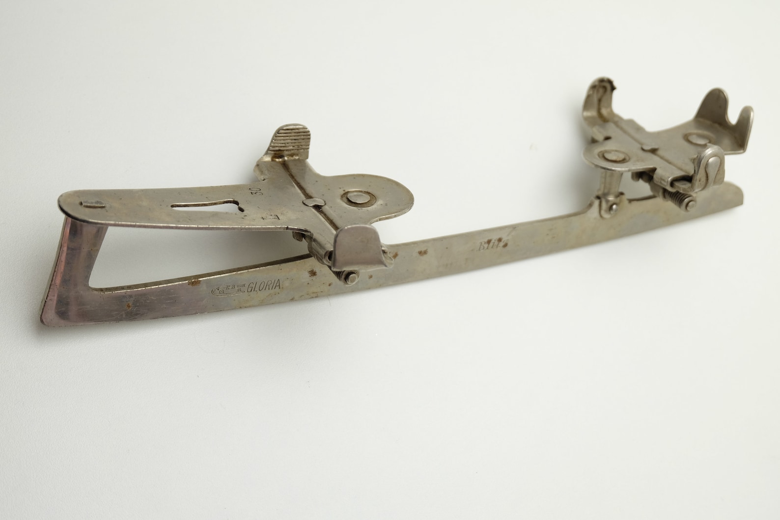 Antique German Gloria Blitz Ice Skates Size 30 1940's Etsy