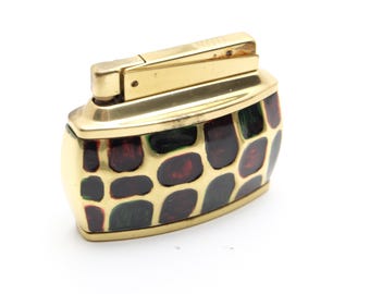 Encendedor de gasolina KARL WEIDEN, de mesa, tono dorado, automático, vintage, regalo para hombre, regalo de aniversario, funciona