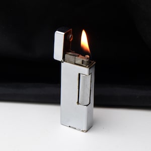 Dunhill Rollalite 1970s  Petrol Lighter Rare! Works good!
