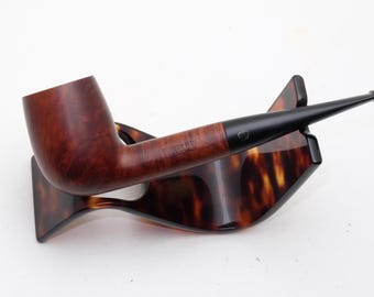 Pipa de fumar de tabaco antigua Billiard de Roi completamente restaurada
