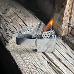 Made in Japan for Flamidor Vintage Petrol Lighter Working condition Rare