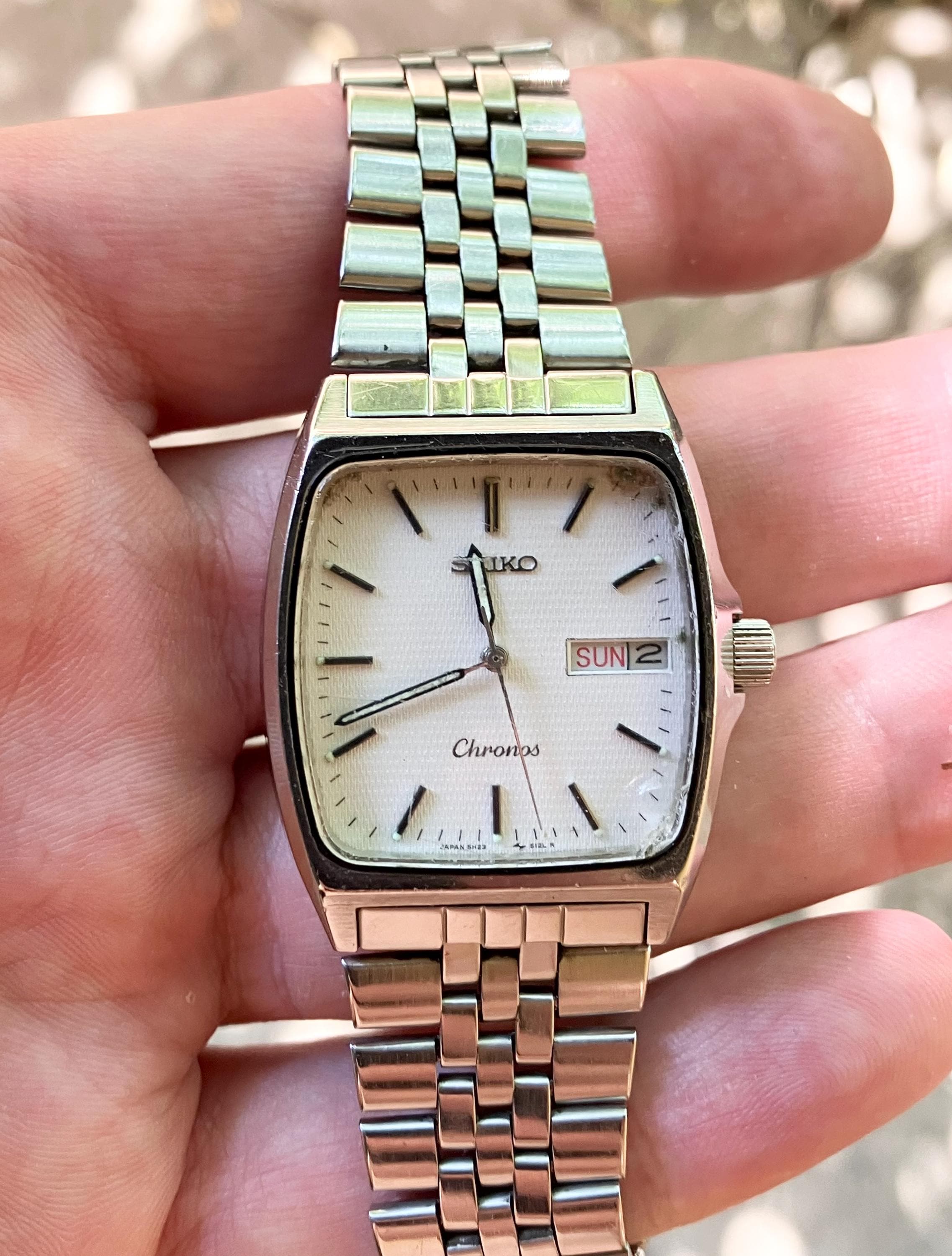 Seiko Quartz Chronos - Etsy