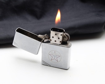 Zippo Texaco 1980s Petrol Feuerzeug Vintage! Funktioniert super!