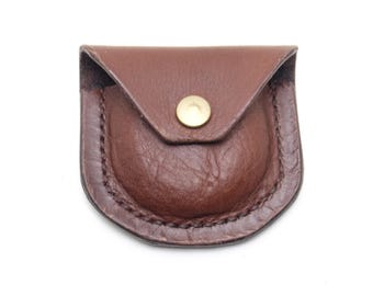 Estuche de cuero hecho a mano para relojes de bolsillo con diámetro de 44 a 48 mm