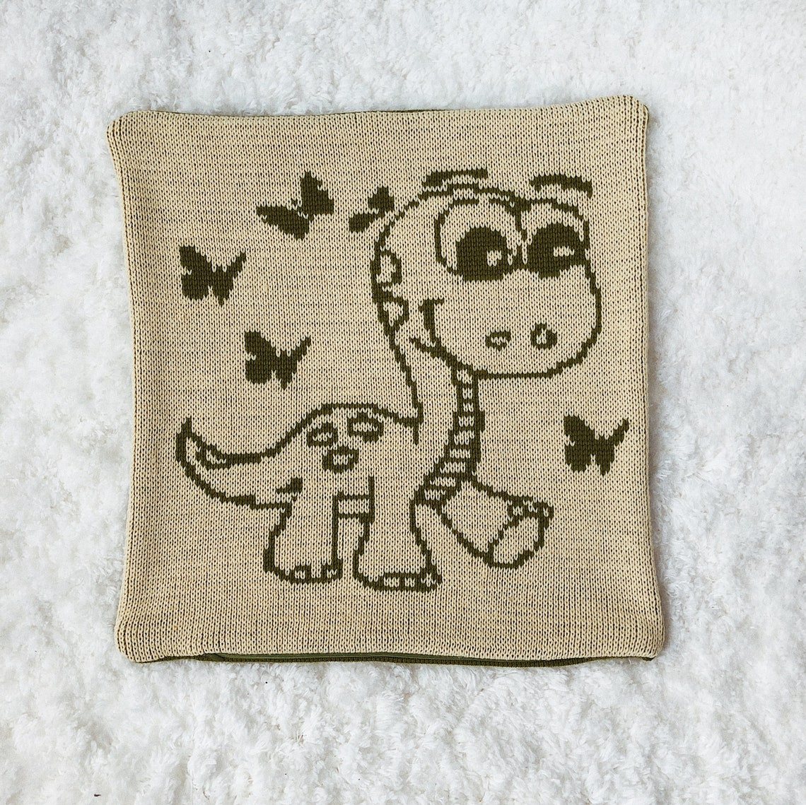 Children PDF Dinosaur Pillow Pattern Home Decorative Etsy
