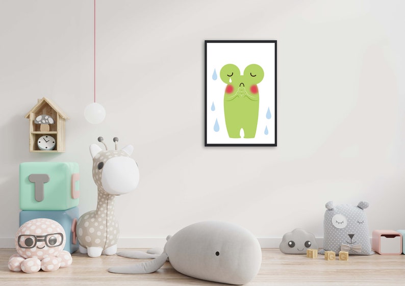 Awesome frog decor for baby room Frog Wall Art Animal Lovers Digital Download Printable Illustration Home Decor Baby Room Deco Prints Collectibles Saherflow Com
