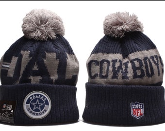 black dallas cowboys beanie