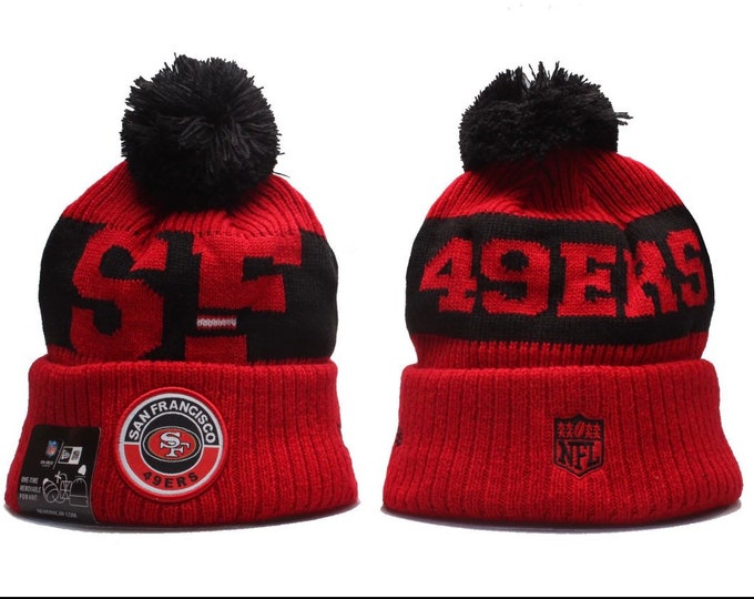 SF 49ers Beanie Etsy
