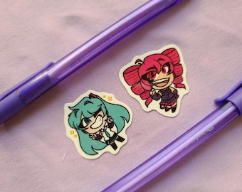 Temporary / Fake tattoos || Vocaloid || Miku tattoos || Teto Tattoos