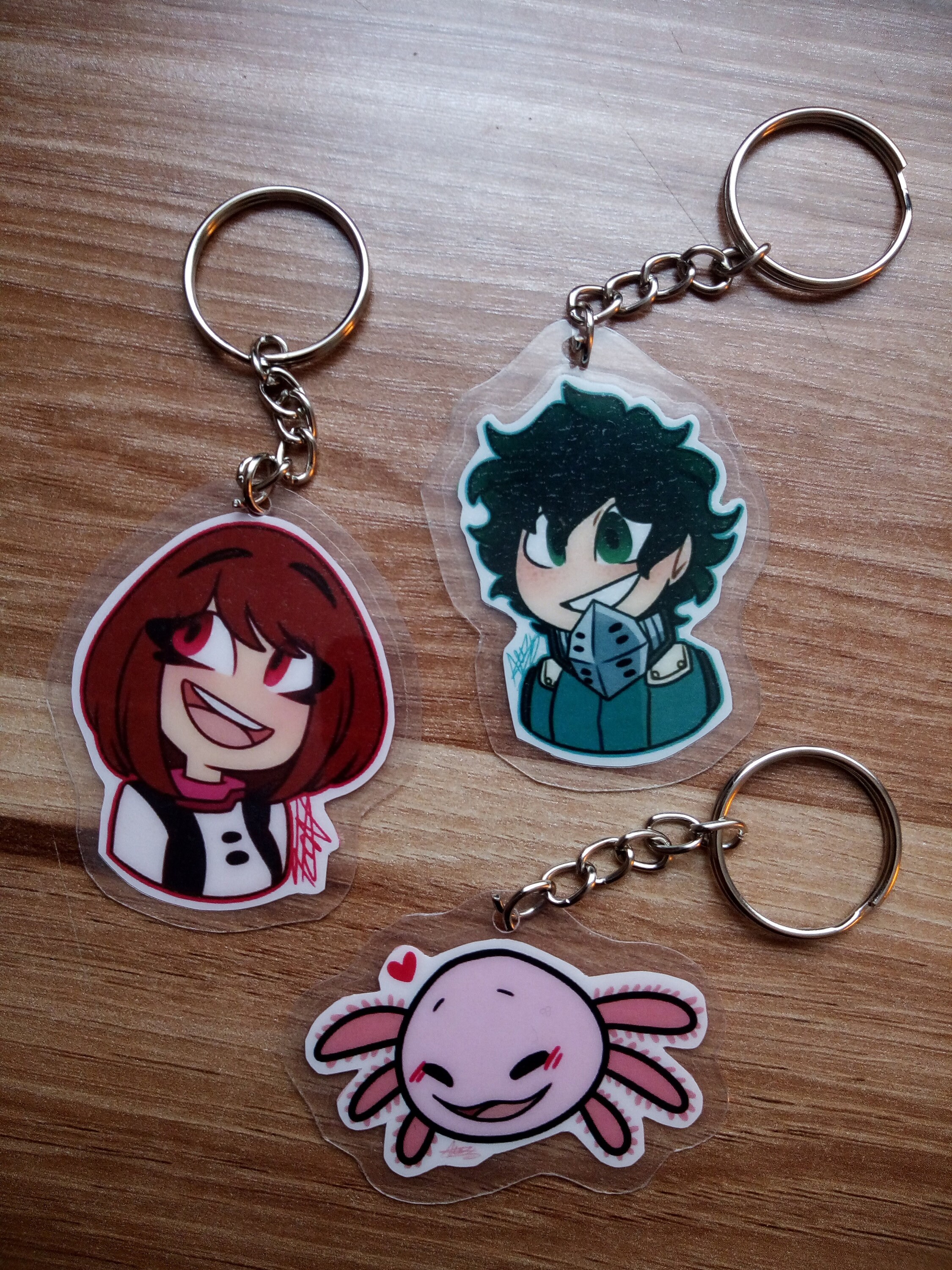 Custom Laminated Keychains/charms Keychain Laminated Etsy