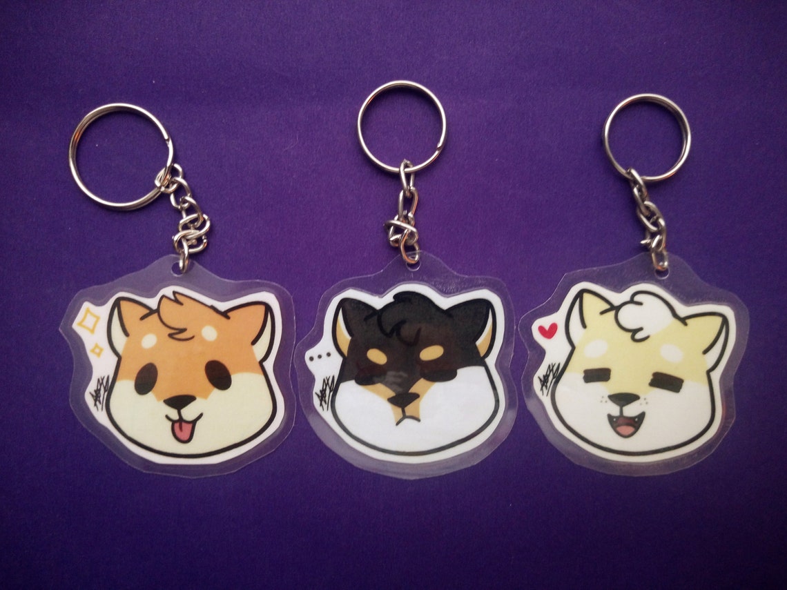 Custom Laminated keychains/charms Keychain Laminated Etsy