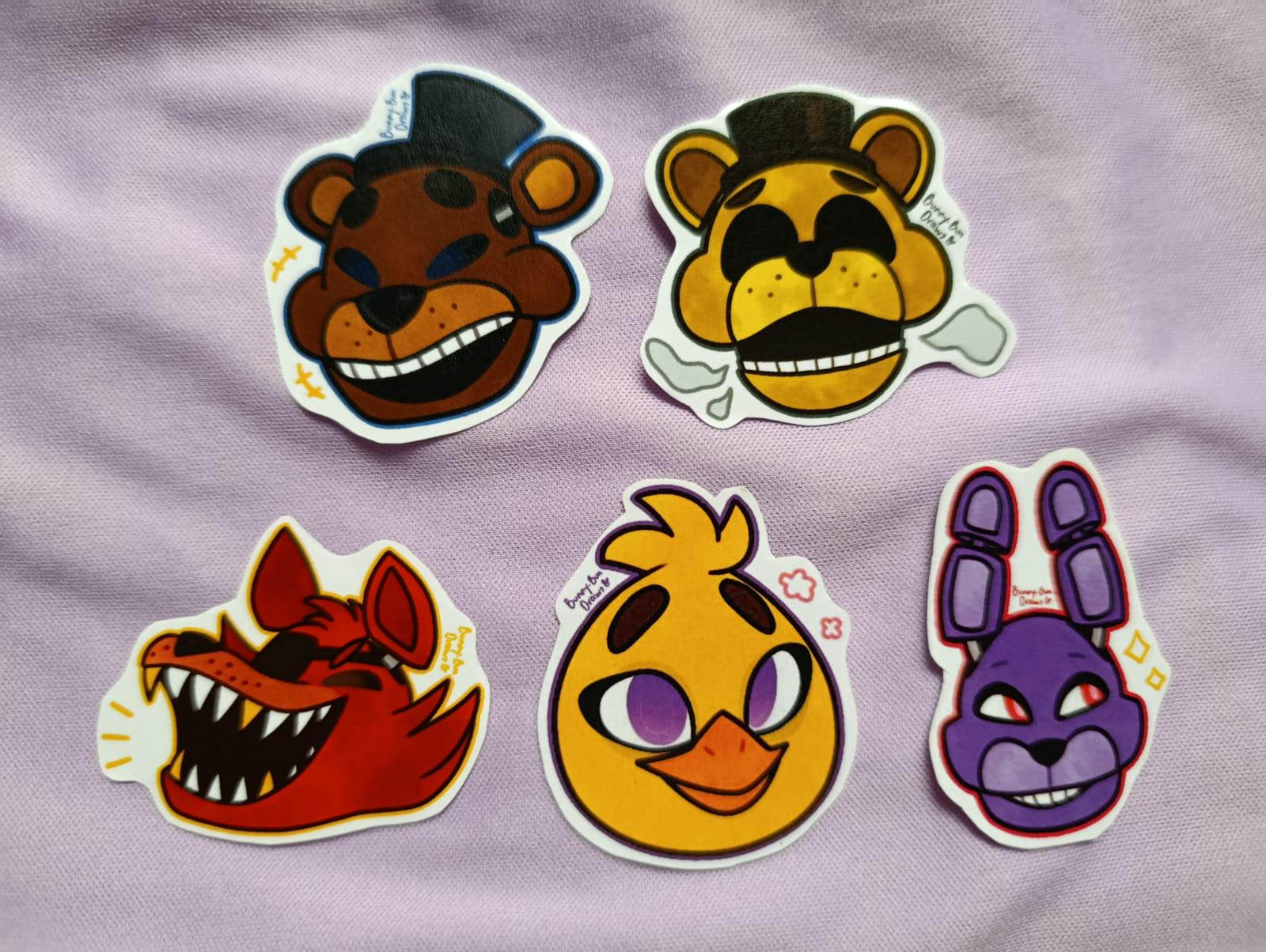 Sticker Fnn FNAF Stickers || Five Nights at Freedy's Stickers || FNAF || Stickers ...
