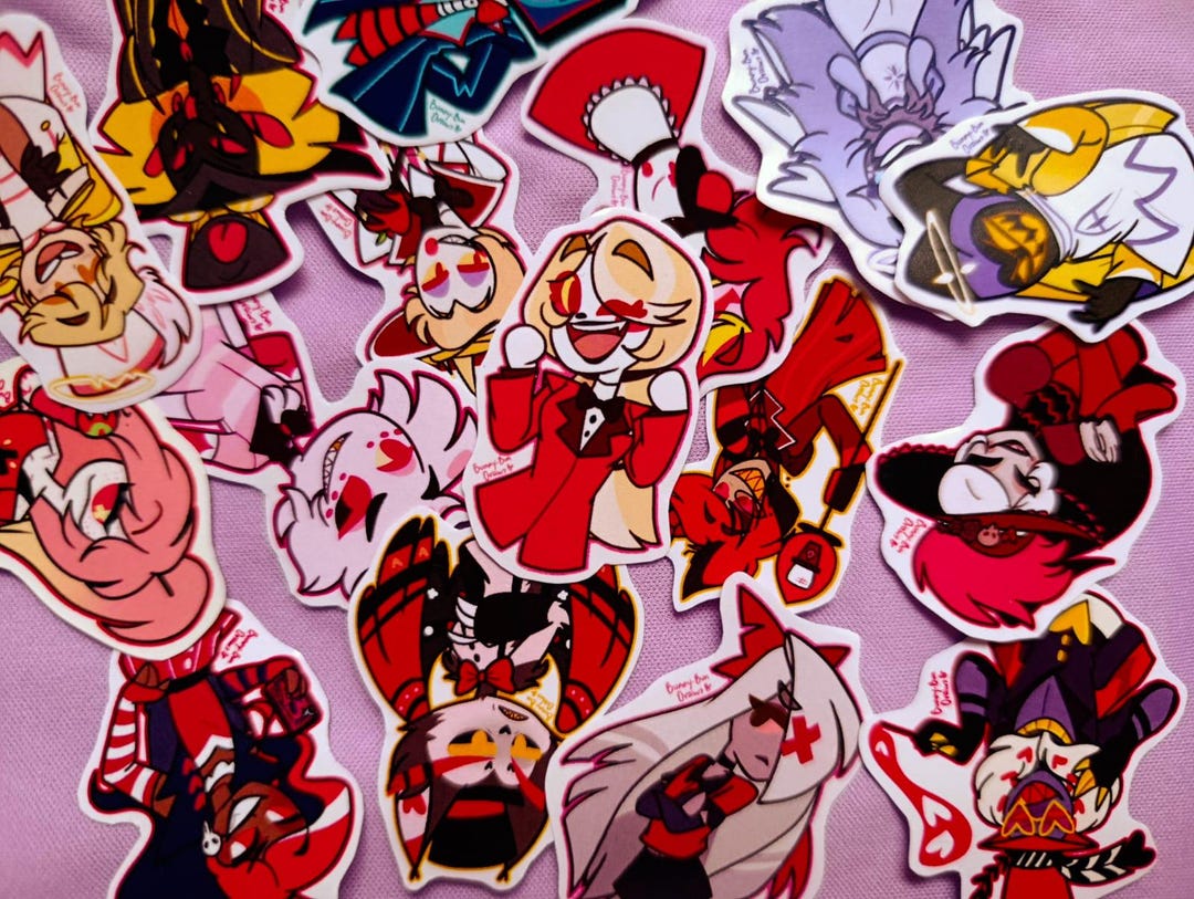 Hazbin Hotel Stickers || Hazbin Hotel || Stickers - Etsy