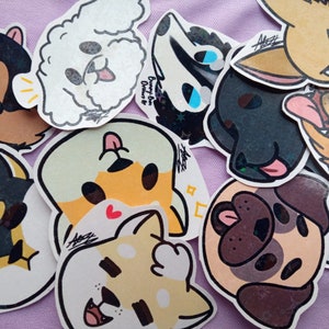Little dogs stickers || Stickers || Cute stickers || Dog stickers
