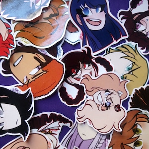 DERNIÈRE CHANCE!! || Danganronpa Trigger Happy Havoc Autocollants || Danganronpa || Autocollants Danganronpa || Autocollants