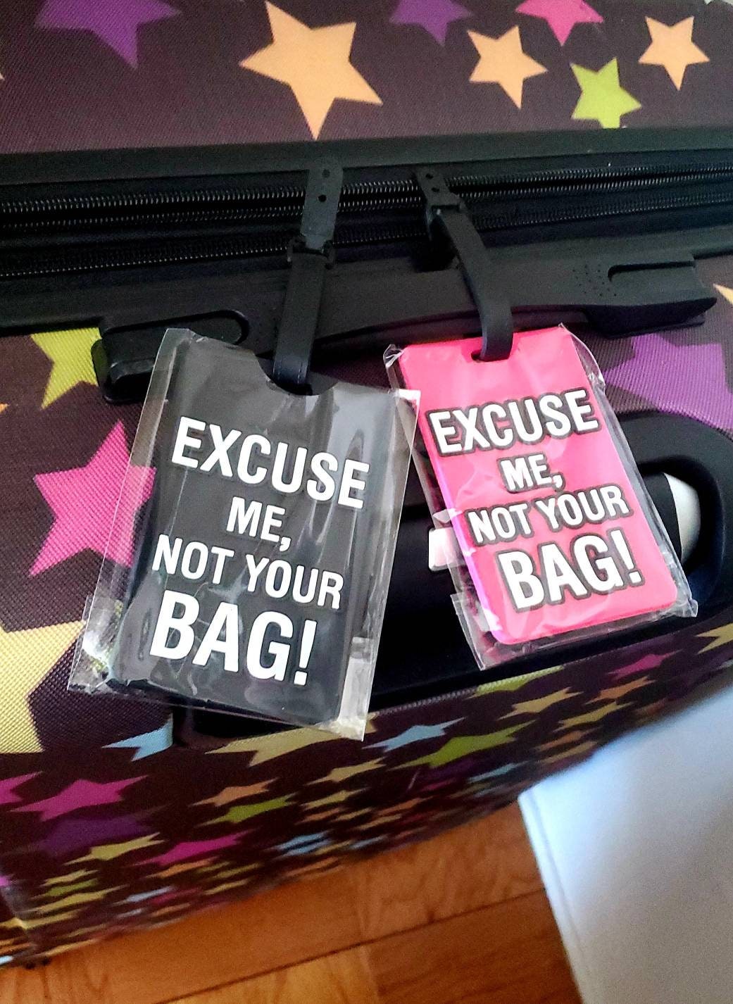 Excuse Me Not Your Bag Luggage Tags. Carryon Luggage Tag. Etsy Hong Kong