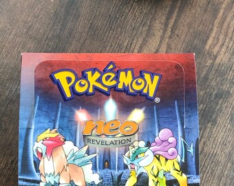 Pokemon Trading Card Neo Revelation Booster Box (replacement Box) - Etsy