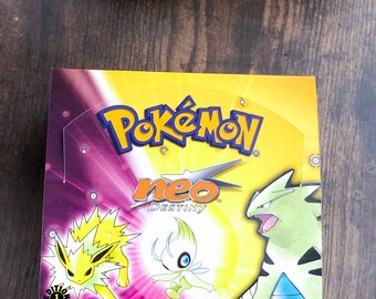 ポケモンカードゲーム pokemon NeoDestiny1st Editionbooster box Pokemon Neo Destiny EMPTY 1st Edition Booster Box Opened No
