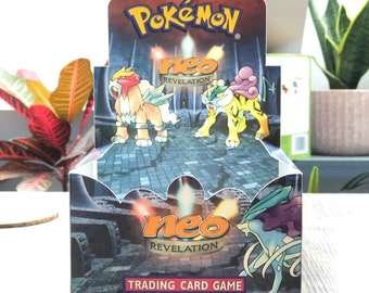Boîte de boosters Neo Revelation de cartes à collectionner Pokémon (boîte de remplacement)
