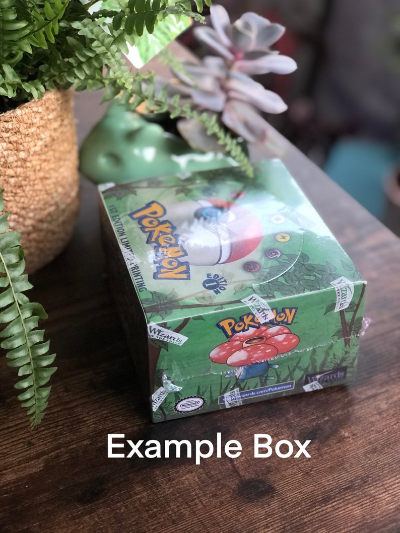 Gefüllte und versiegelte Vintage Proxy Pokemon Sammelkartenspiel Booster Box Bild 2