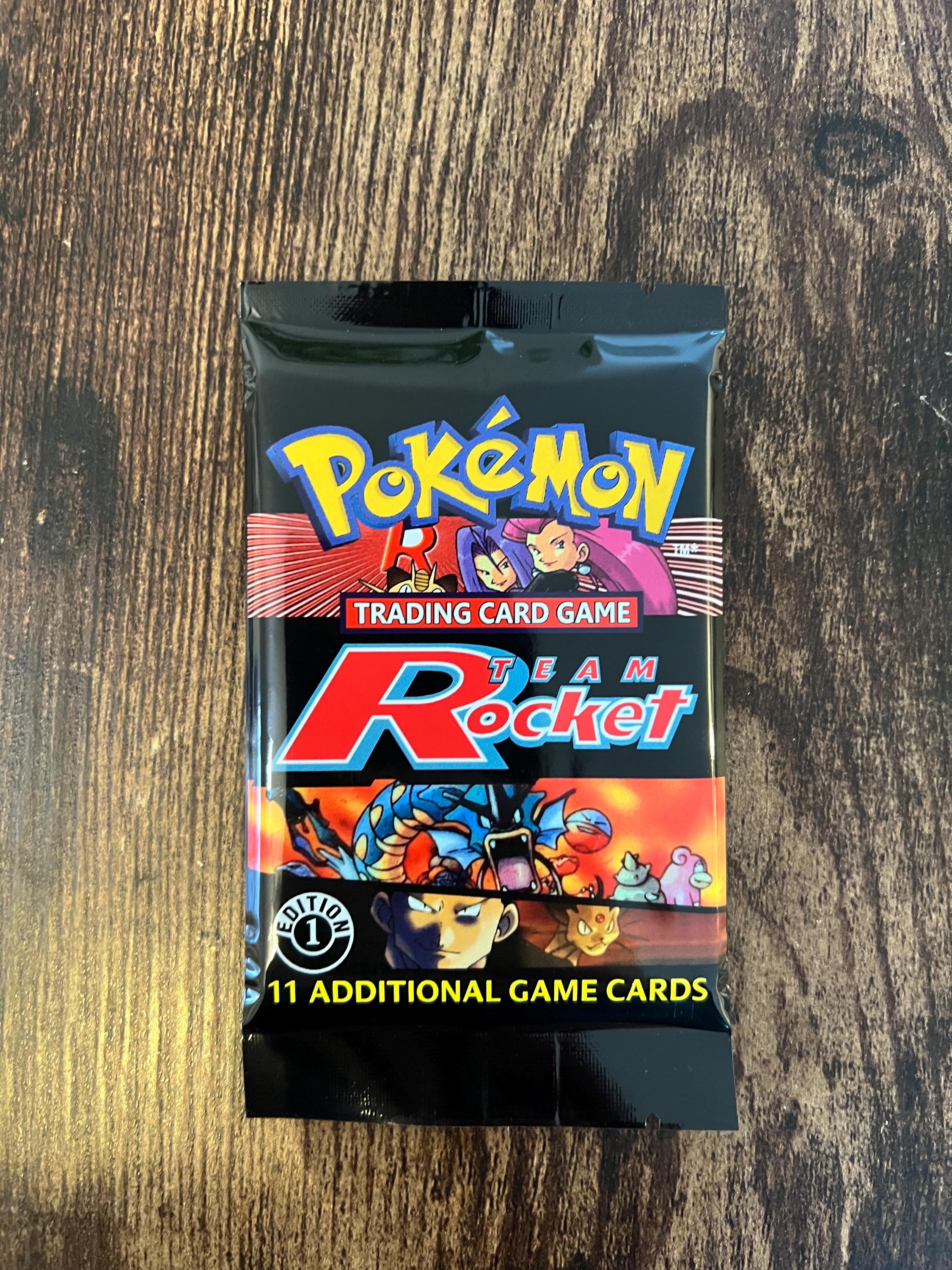 pokemon first edition team rocket booster box 1st Giovanni sealed pack PSA 10 Lot(4) 2000 Pokemon Team Rocket