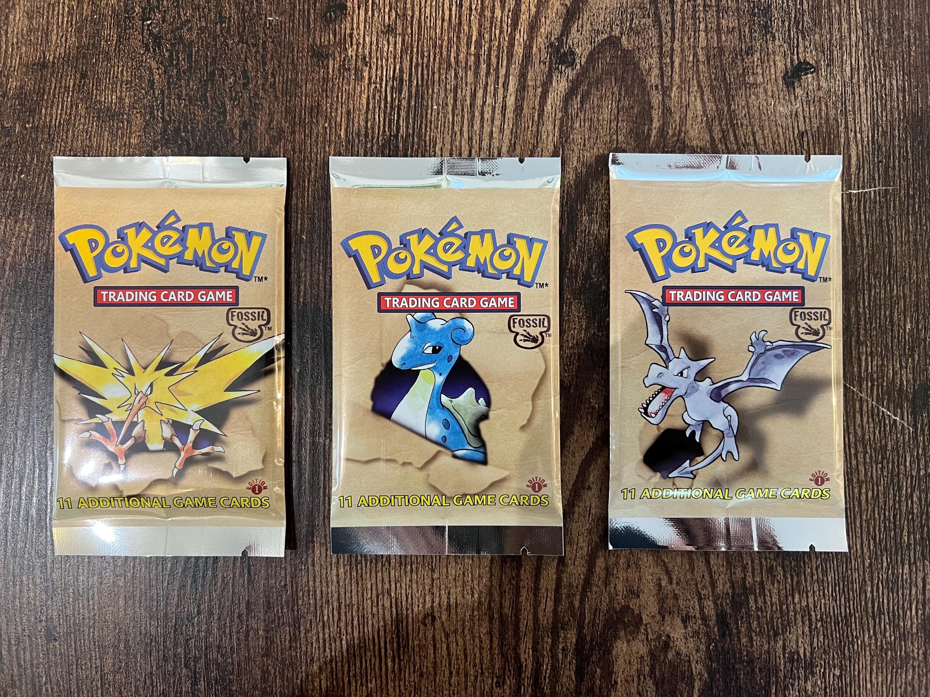 Proxie 1st Edition Fossil Pokémon Card Booster Pack - Etsy