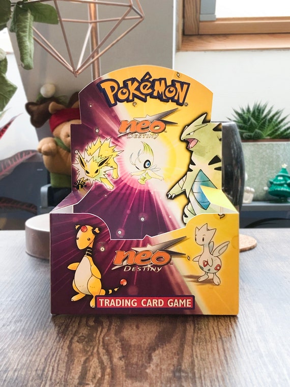 Pokemon Trading Card Neo Destiny Booster Box (replacement Box) - Etsy UK
