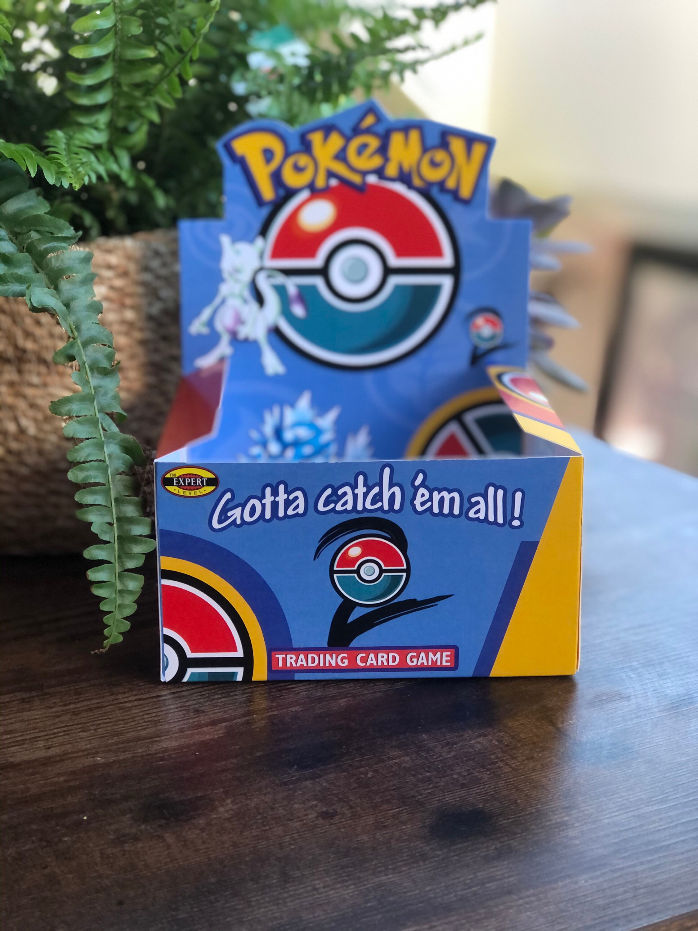 Pokemon Trading Card Base Set 2 Booster Box Replacement Box Etsy