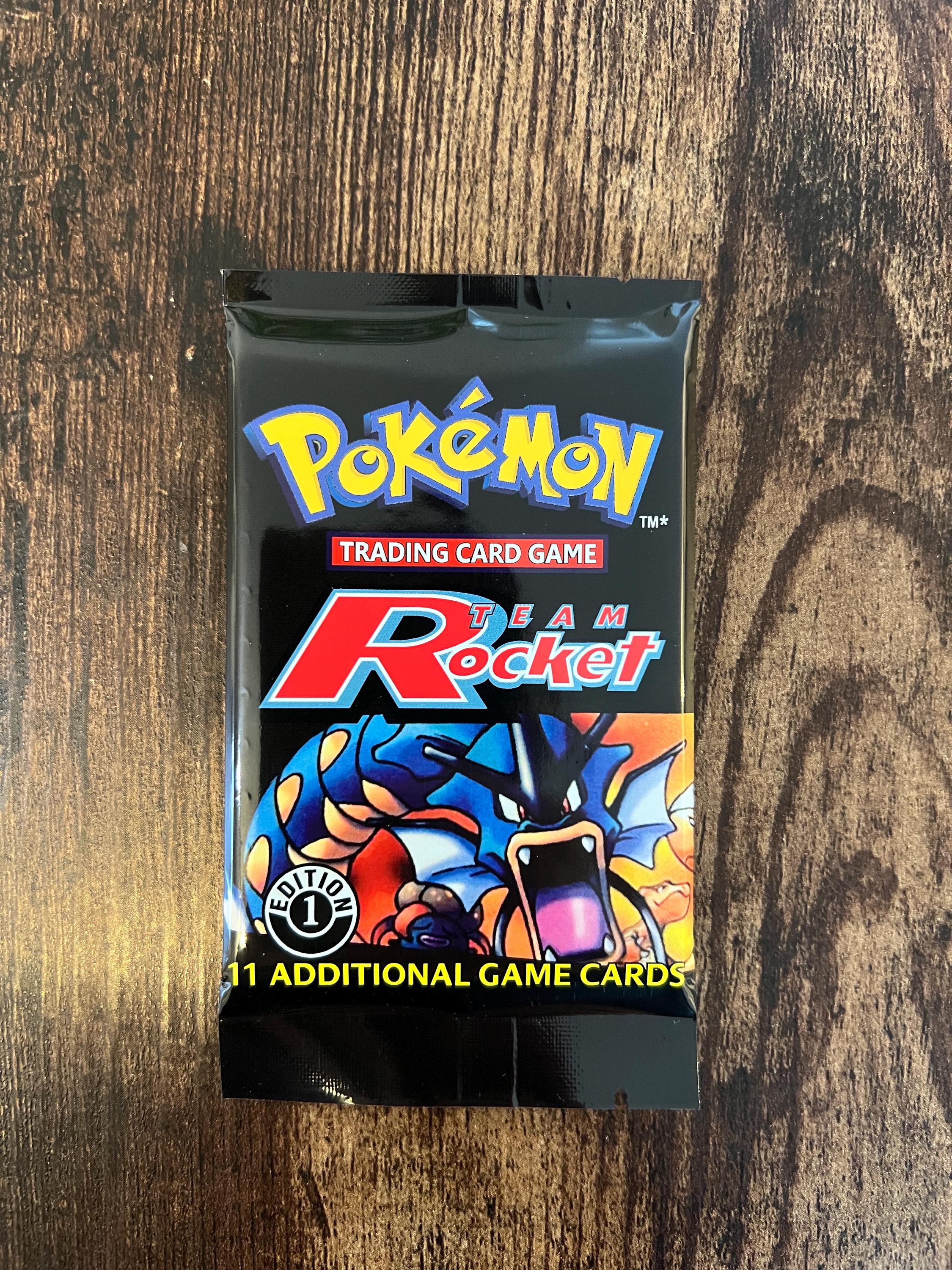 1st edition team rocket booster box 2000 WOTC-Pokemon Foil PACK Giovanni SEALED PACK PSA 10 11 game cards per pack Team Rocket 1st Edition Booster