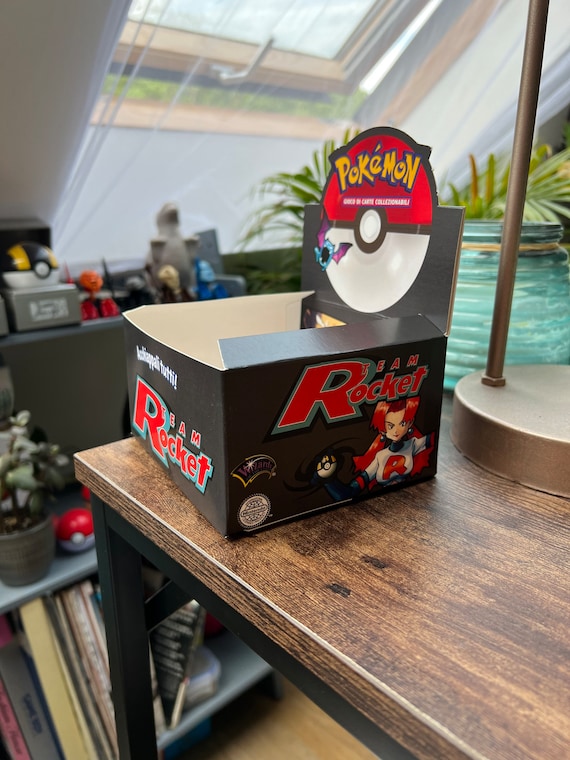 Pokemon Trading Card Italian Team Rocket Booster Box (replacement Proxie Box)  - Etsy Hong Kong