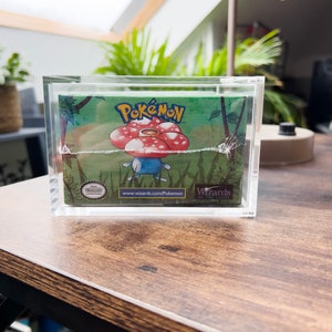 Boîte de rappel de jeu de cartes à collectionner Pokemon proxy vintage remplie et scellée image 8