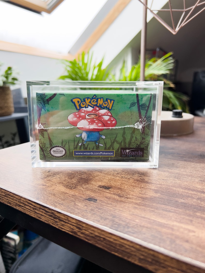 Boîte de rappel de jeu de cartes à collectionner Pokemon proxy vintage remplie et scellée image 8
