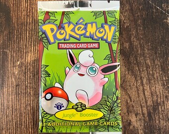 pokemon first edition jungle booster pack 1st Edition Jungle Booster Box Break (1 pack) – Jeffthrowcards main image 1