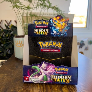 Aangepaste Pokemon-ruilkaart Hidden Fates-boosterdoos (lege doos)