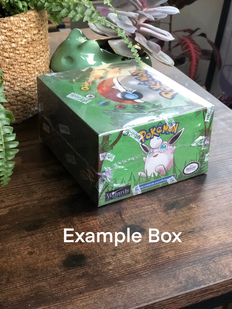 Gefüllte und versiegelte Vintage Proxy Pokemon Sammelkartenspiel Booster Box Bild 3