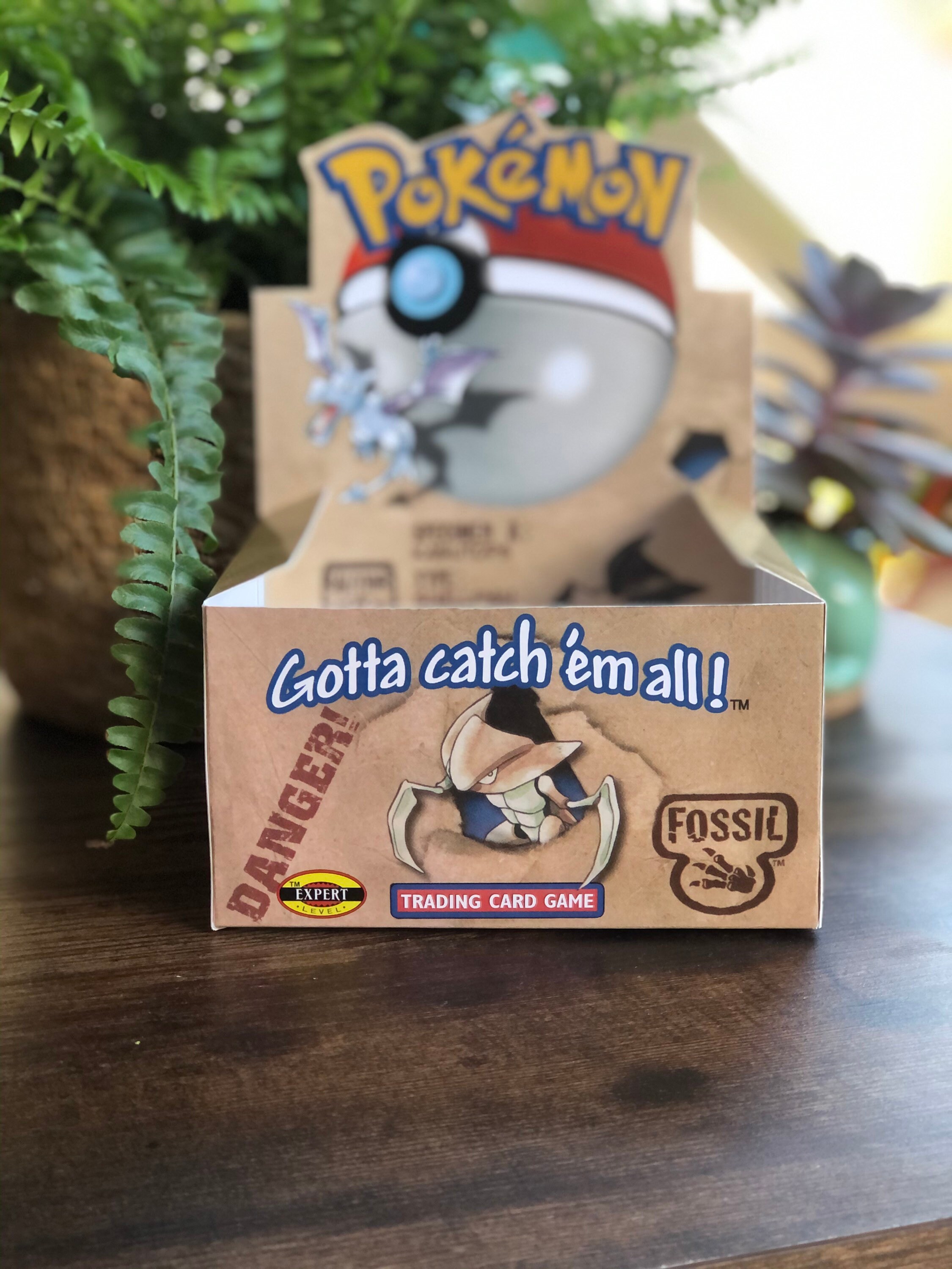 Pokemon Trading Cards Fossil Booster Box Replacement Box Etsy