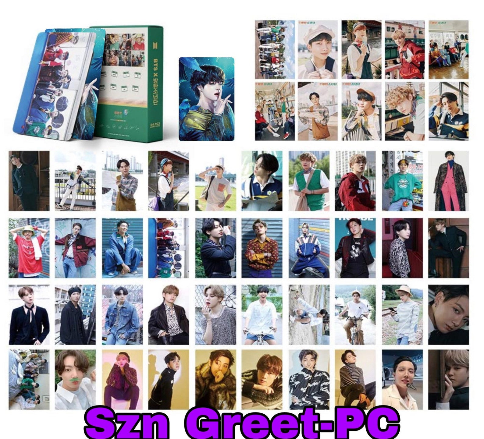 BTS Seasons Greetings Photocards Etsy