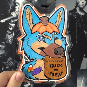 YCH Halloween Furry/Fursuit/Fursona Badges