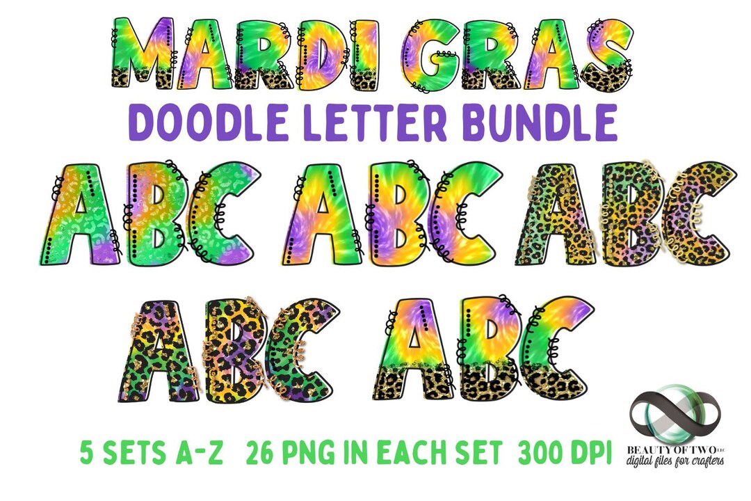mardi gras doodle art