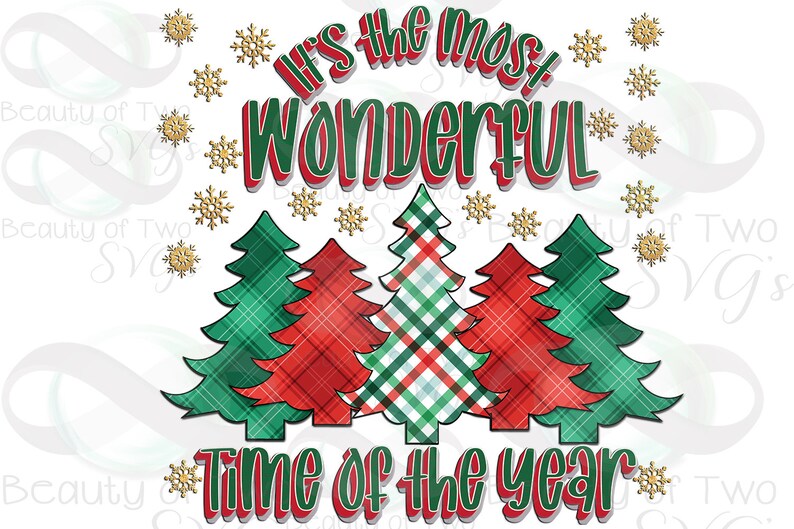 Plaid Christmas Sublimation Design Png Instant Download Clipart Sublimation Download Most Wonderful Time Of The Year Christmas Sublimation Clip Art Art Collectibles