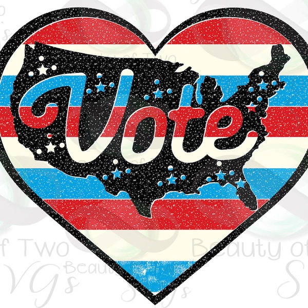 Vote Retro Sublimation png, Vintage Vote America Sublimation Design png, Distressed Vote png, Instant Download, Clipart Sublimation Download