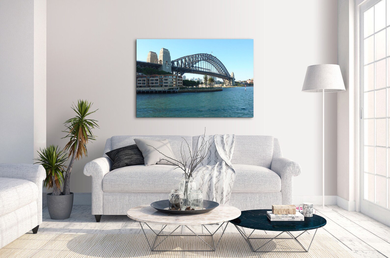 Sydney Harbour Bridge Landmark Canvas Wall Art Picture Home | Etsy