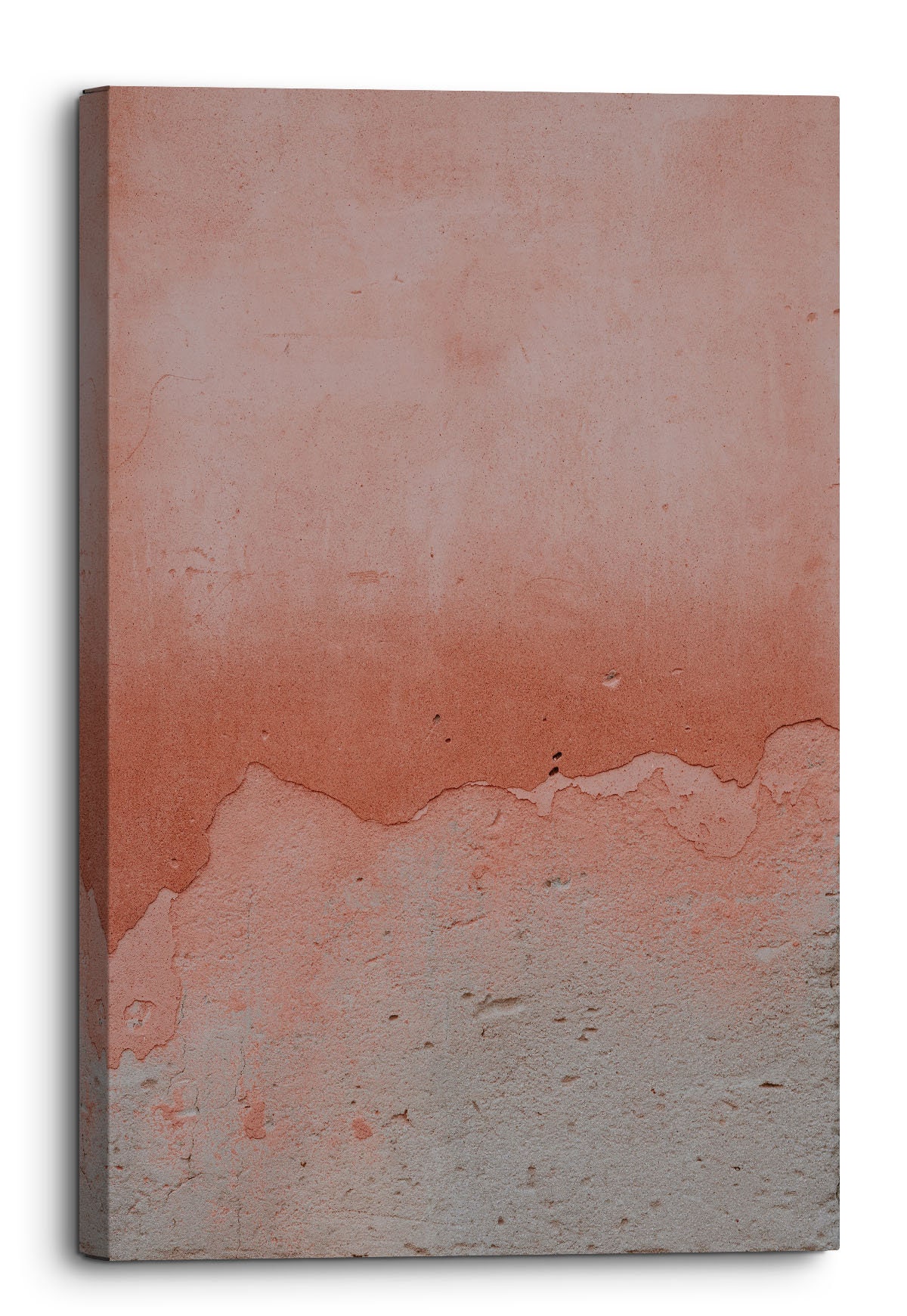 Red Brown Abstract Paint Canvas Wall Art Picture Home Etsy