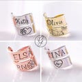 Stethoscope ID Tag, Hand-stamped Personalized, Stethoscope Charm, Nurse Gift, Vet Name Tag, Hand Stamped, RVN Gift