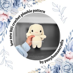 BIG Bunny Crochet Plushie Pattern | PDF Digital Download