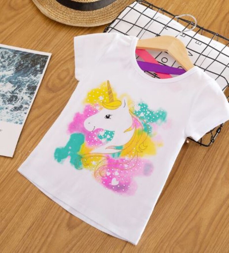 Unicorn Shirt Girls Unicorn Shirt Unicorn Birthday Shirt Unicorn Gift Unicorn T-shirt