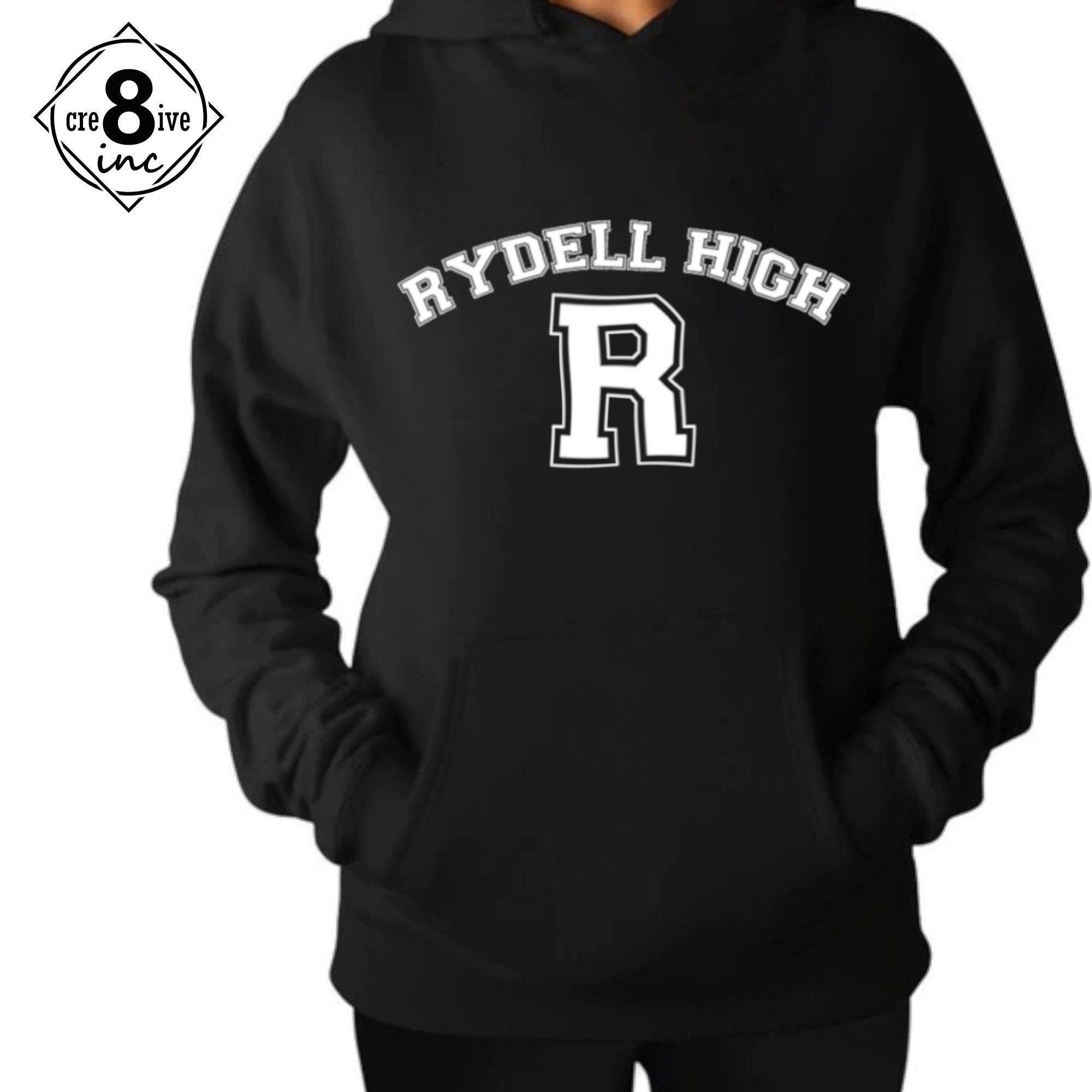 GREASE Rydell High Unisex Black Hoodie - Etsy