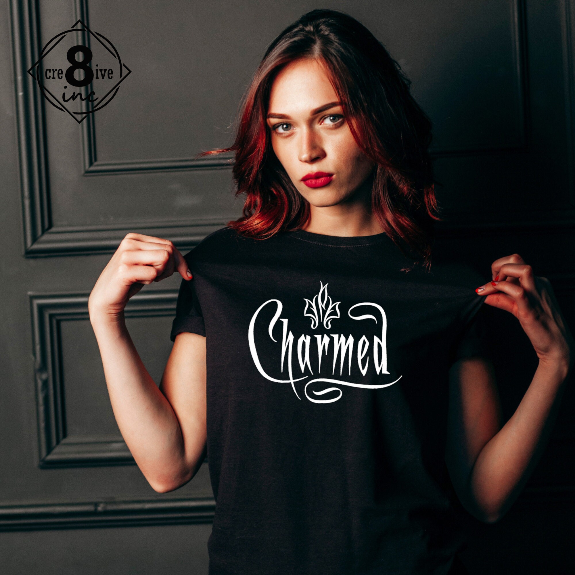 Charmed Black Tee shirt Adult | Etsy